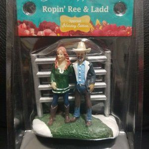 The Pioneer Woman Ropin' Ree & Ladd Christmas Village Figurine